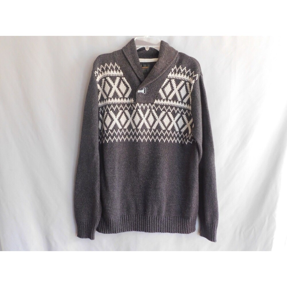 Outpost Sweater Men's Gray Soft Long Sleeve Sweater Size XL